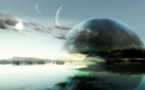 Parallel worlds exist in space