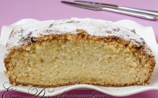 Tres leches sponge cake Step-by-step recipe for Italian sponge cake
